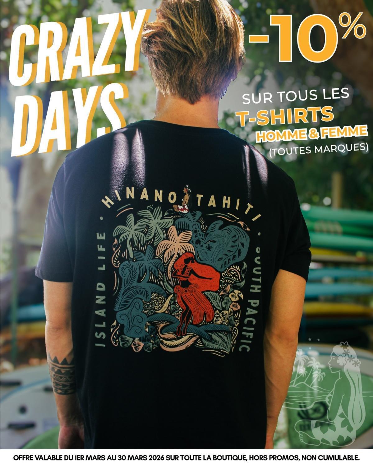🌴✨ Les CRAZY DAYS débarquent chez HINANO LIFE TAHITI ! ✨🌴