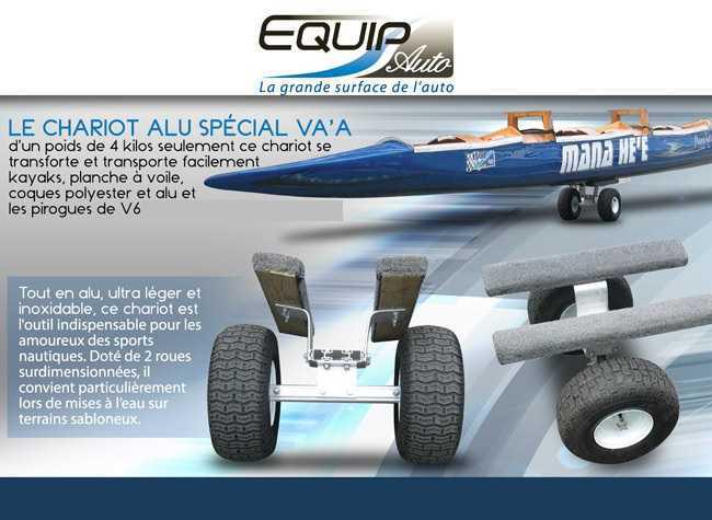 🚤 Nouvel arrivage Chariot spécial pirogue V6 chez EQUIP AUTO 🔥