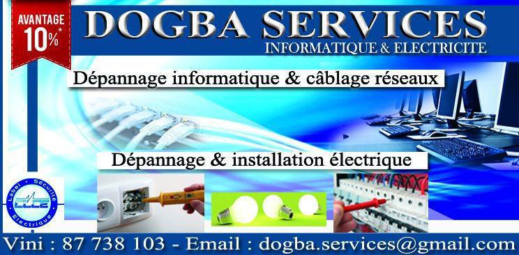💻⚡Problème informatique ou électrique ? DOGBA SERVICES est là pour vous aider !⚡💡