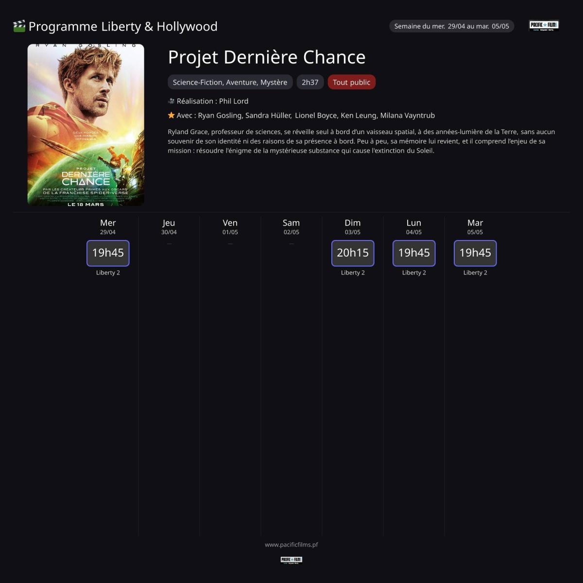 PROJET DERNIERE CHANCE 