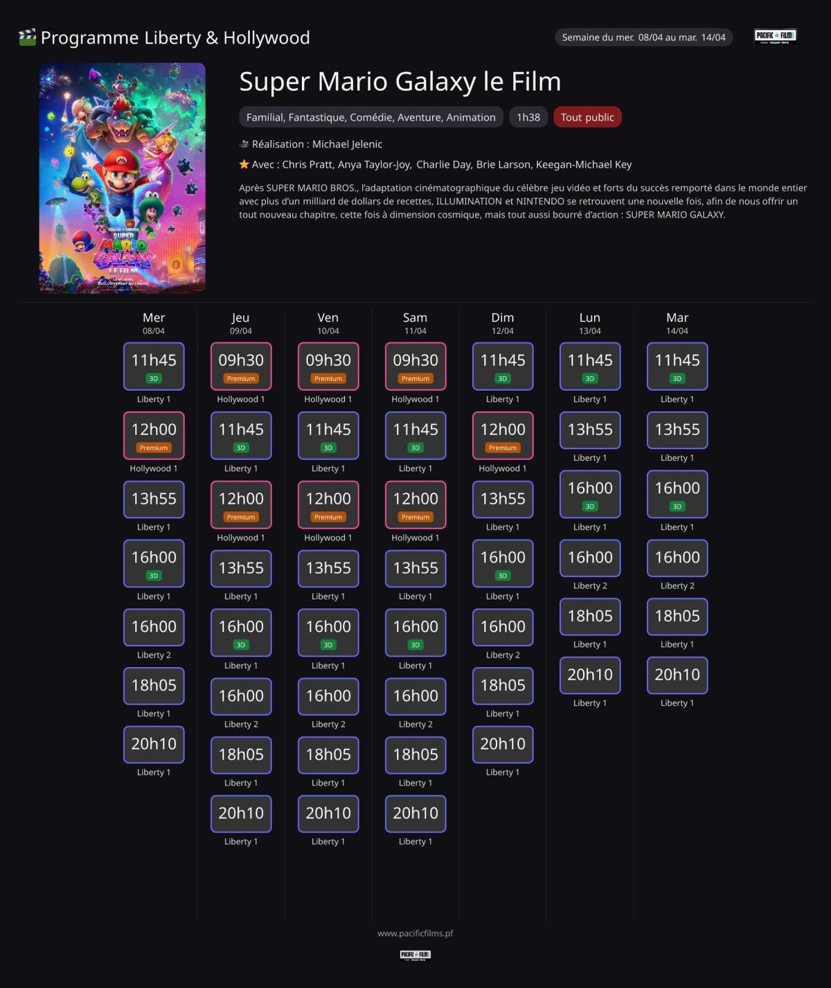 SUPER MARIO GALAXY LE FILM 