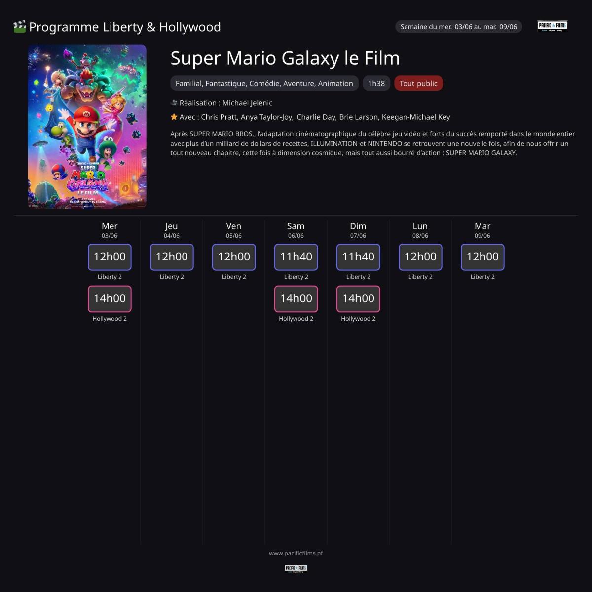 SUPER MARIO GALAXY LE FILM 