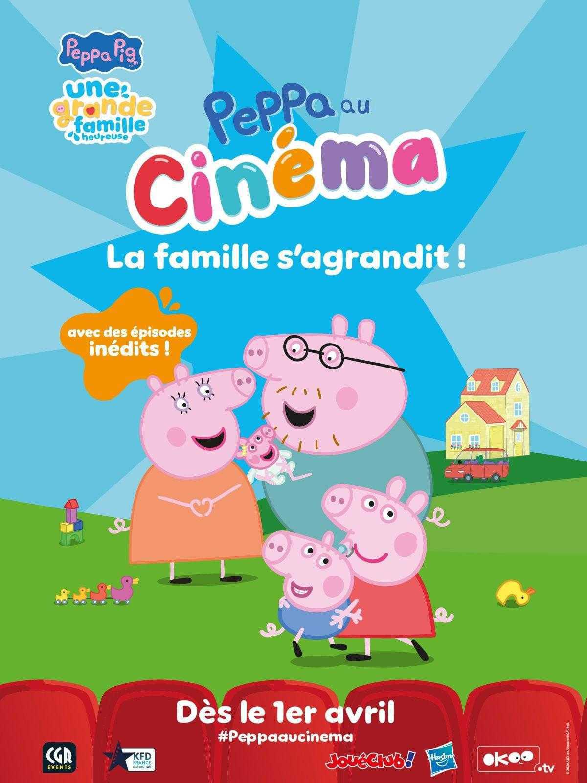 PEPPA AU CINEMA : LA FAMILLE S'AGRANDIT! 