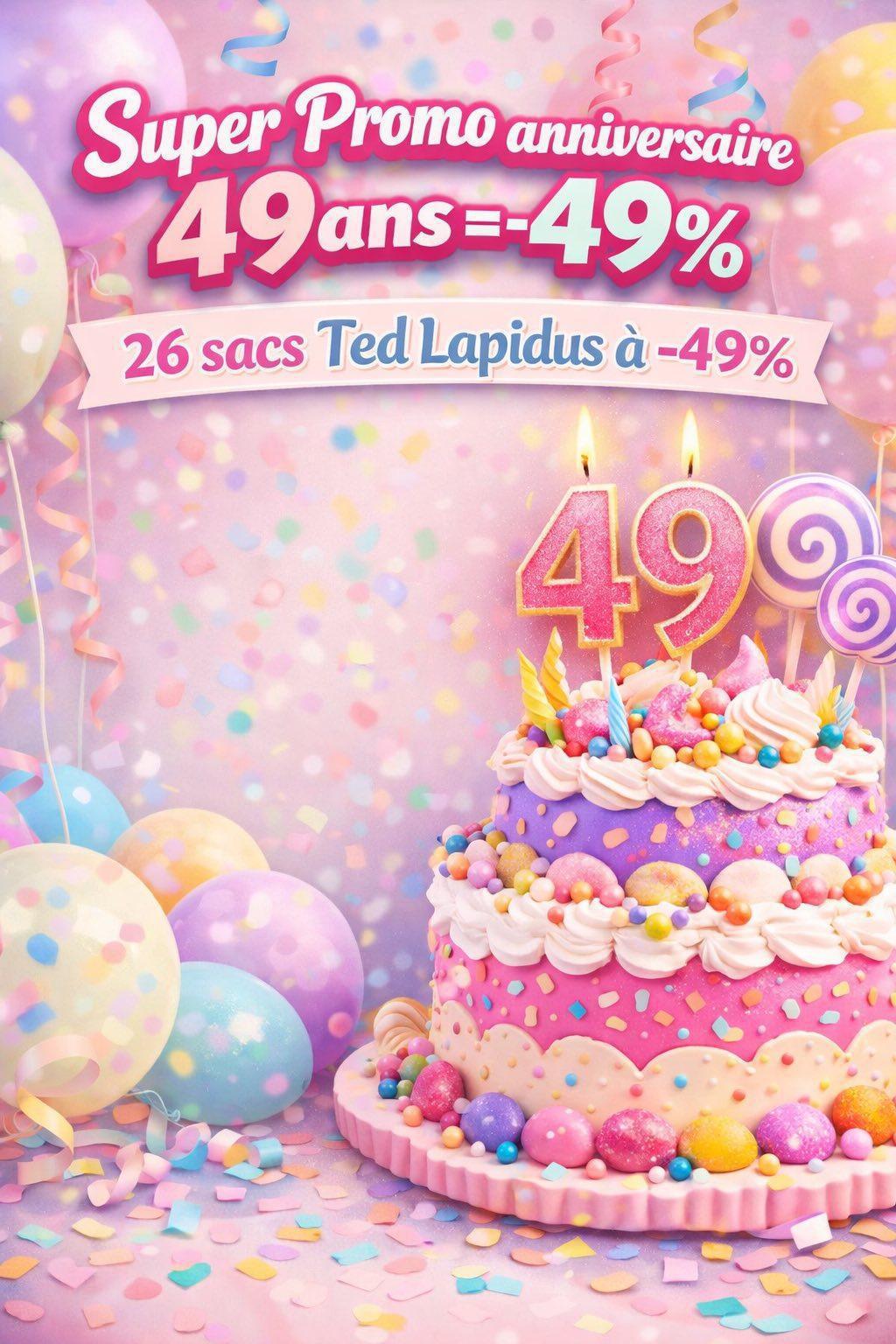 🎉OFFRE ANNIVERSAIRE – 49 ANS = -49% chez FIVE SHOP!🎉 🎉OFFRE ANNIVERSAIRE – 49 ANS = -49% chez FIVE SHOP!🎉