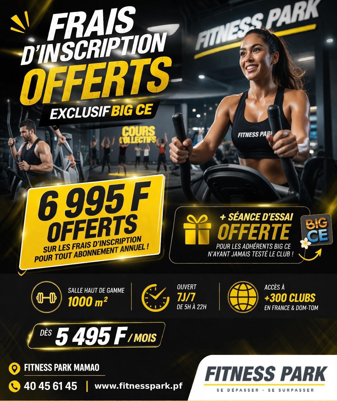 ✨ Nouveau Partenaire : FITNESS PARK MAMAO 💪🔥