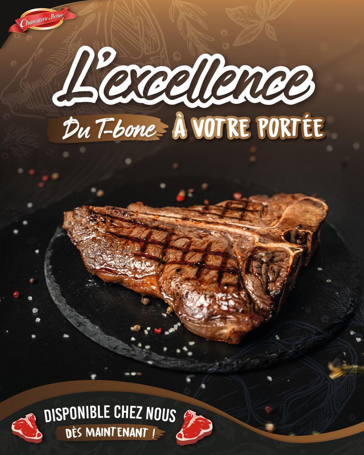 ๐ฅ Savoure un T-Bone dโexception ร la CHARCUTERIE DU PACIFIQUE! ๐ฅฉ ๐ฅ Savoure un T-Bone dโexception ร la CHARCUTERIE DU PACIFIQUE! ๐ฅฉ
