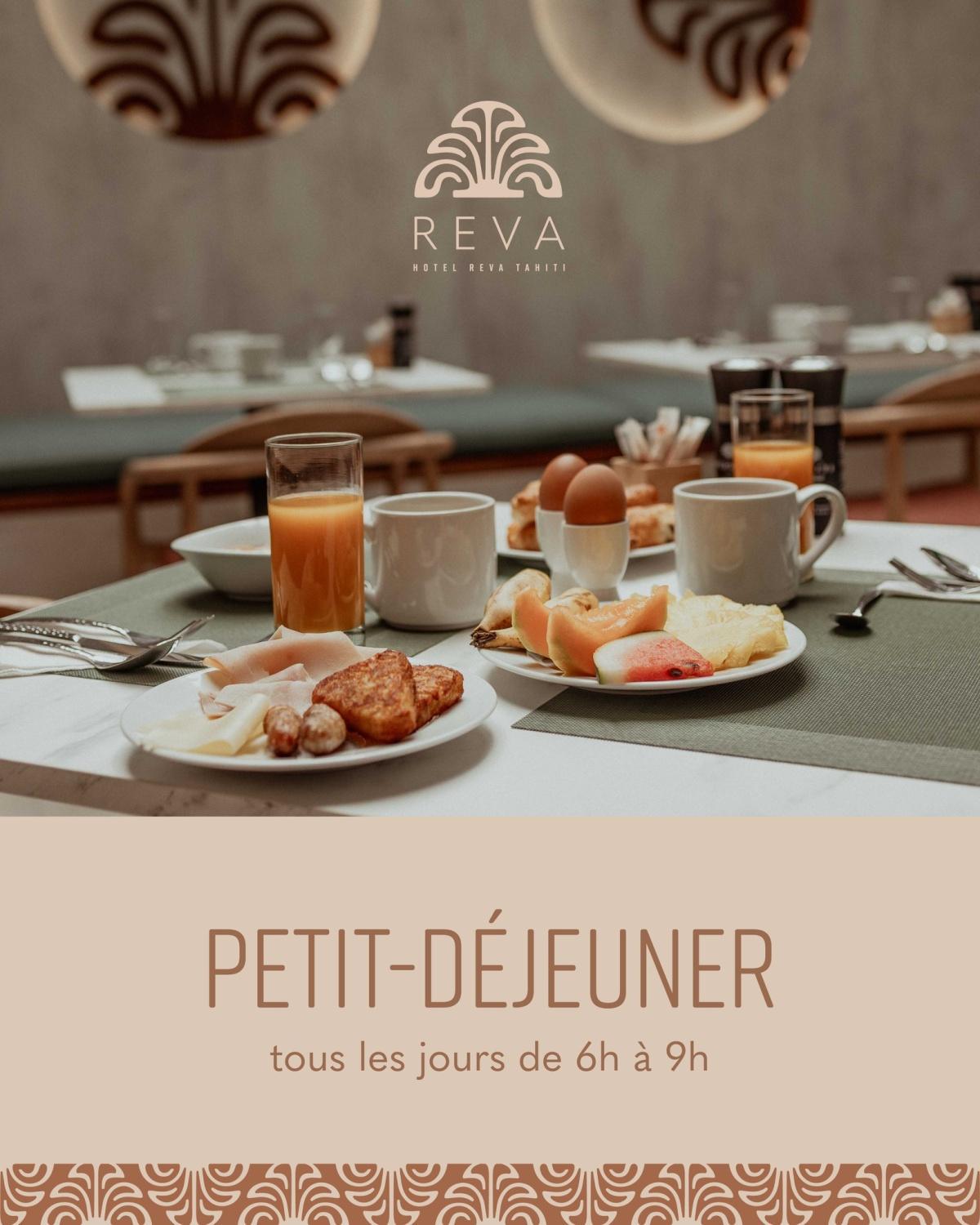 🥐Petit-déjeuner ouvert à tous à l'HOTEL REVA TAHITI! ✨🌺