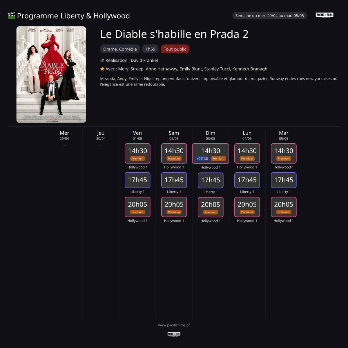 LE DIABLE S'HABILLE EN PRADA 2 - NOUVEAU LE DIABLE S'HABILLE EN PRADA 2 - NOUVEAU