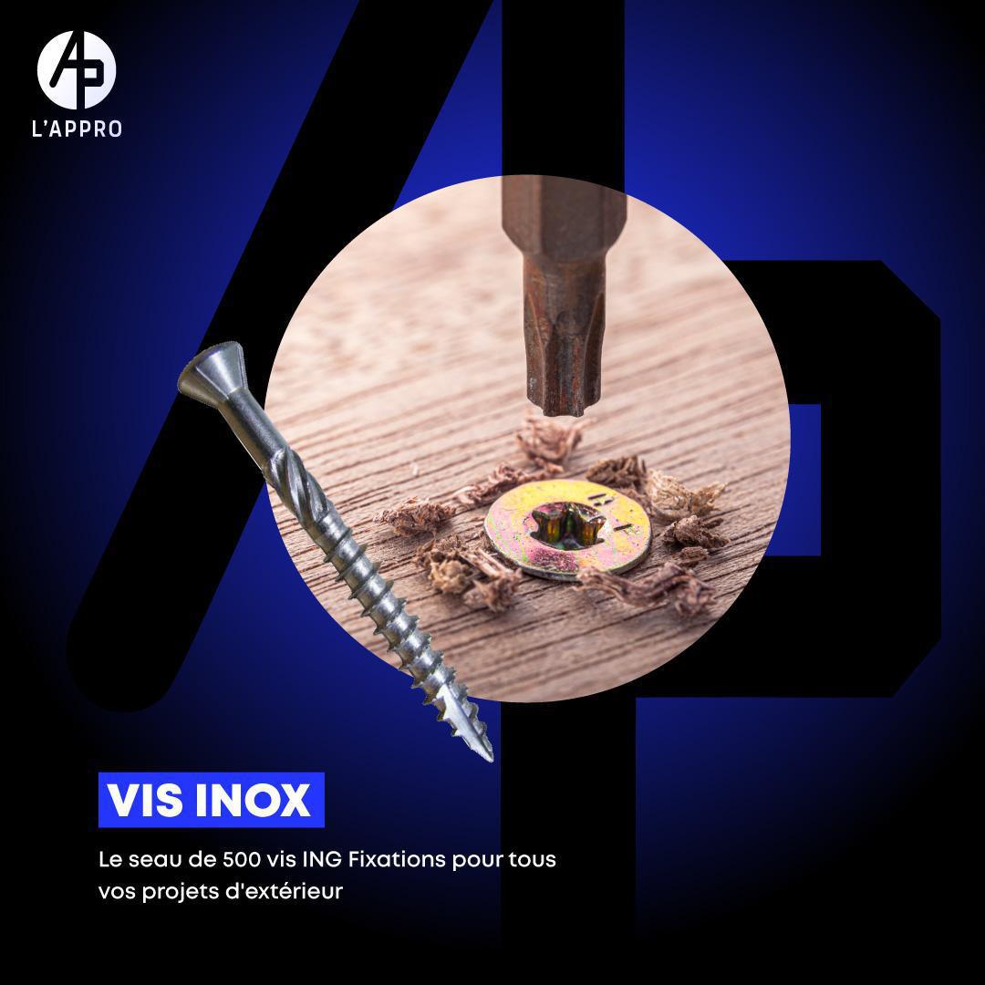 🔩 Retrouvez chez l'APPRO Les vis ING fixations Inox🔧 🔩 Retrouvez chez l'APPRO Les vis ING fixations Inox🔧