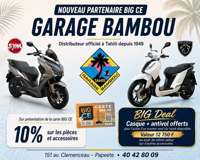 ✨ Nouveau partenaire BIG CE : Garage Bambou ! ✨ ✨ Nouveau partenaire BIG CE : Garage Bambou ! ✨