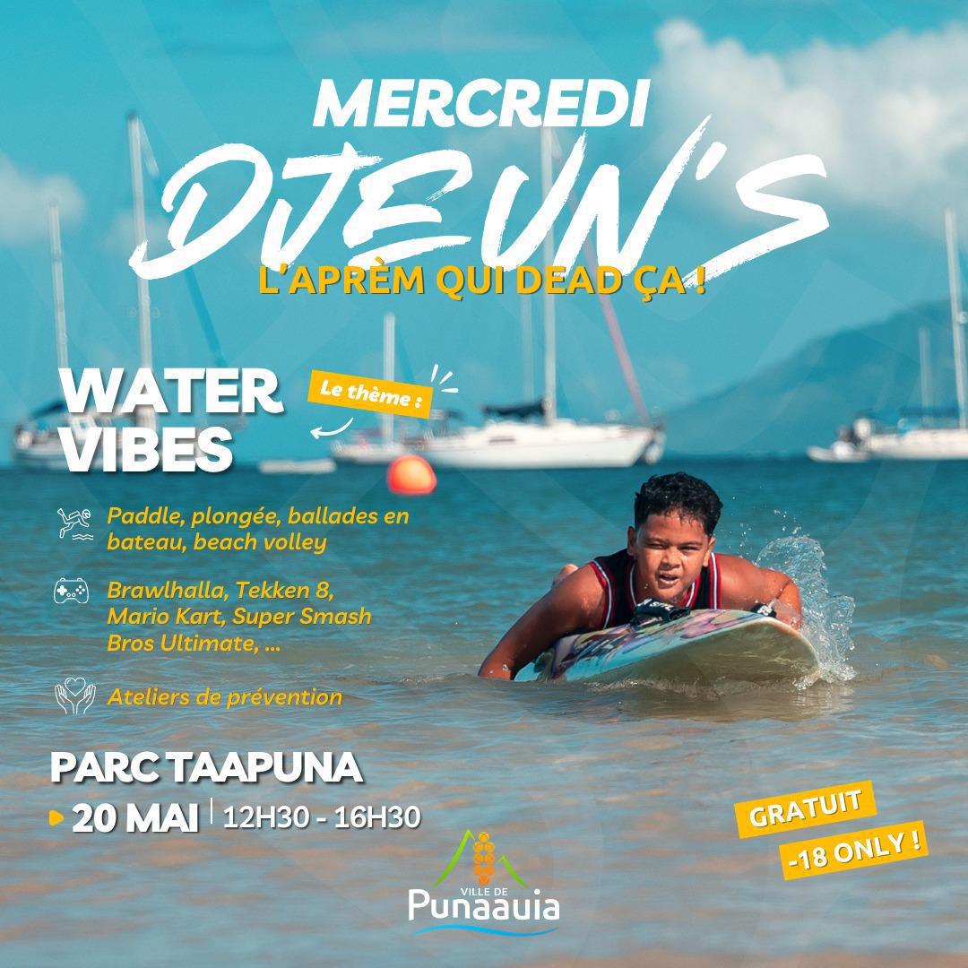🔥 MERCREDI DJEUN'S est de retour - Ouvert à tous les jeunes de la VILLE DE PUNAAUIA! 🔥