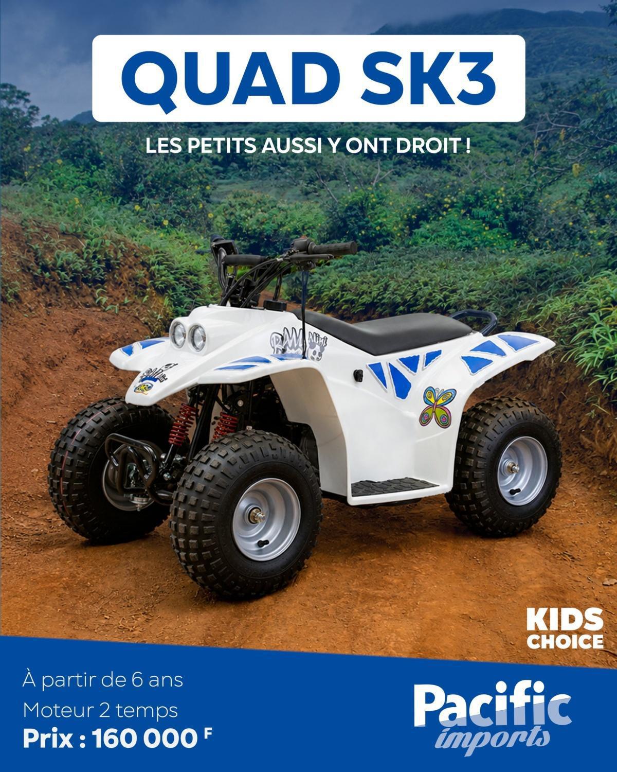 💥Le QUAD SK3 diponible chez PACIFIC IMPORTS🚸