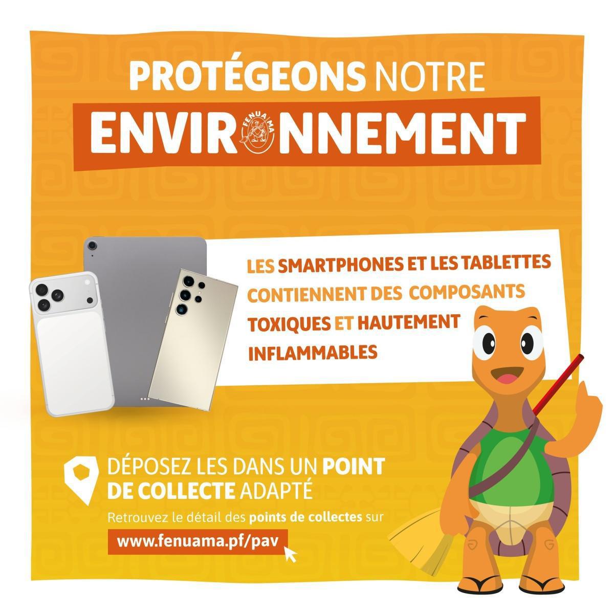 ⚠️Déchets électroniques à risque : déposez-les au point de collecte adapté.📱 ⚠️Déchets électroniques à risque : déposez-les au point de collecte adapté.📱