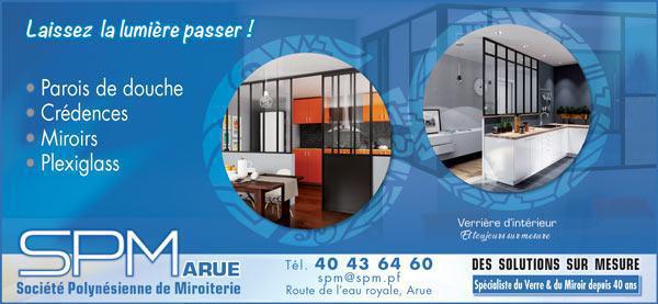 🌞 SPM - LA SOCIETE POLYNESIENNE DE MIROITERIE...fait rayonner vos espaces! 🌞