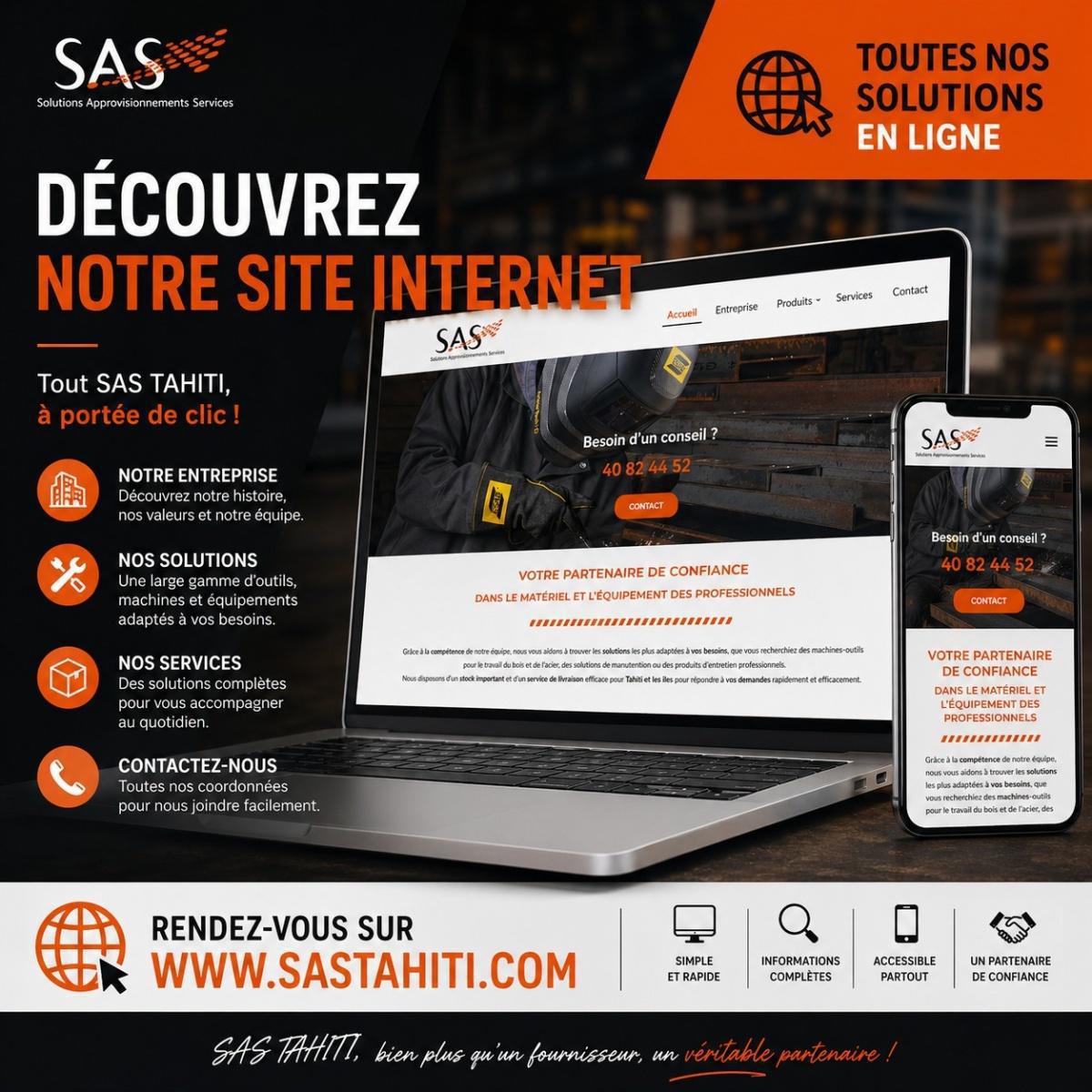 🛠️SAS TAHITI : Votre partenaire pour tous vos projets 📦