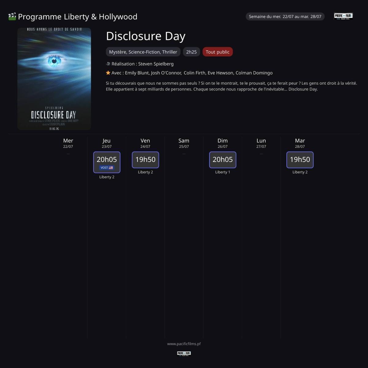 DISCLOSURE DAY DISCLOSURE DAY