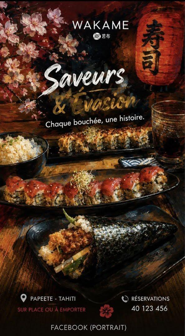 🍣WAKAME SUSHI BAR & GRILL : des sushis qui éveillent les sens et l’âme!✨ 🍣WAKAME SUSHI BAR & GRILL : des sushis qui éveillent les sens et l’âme!✨