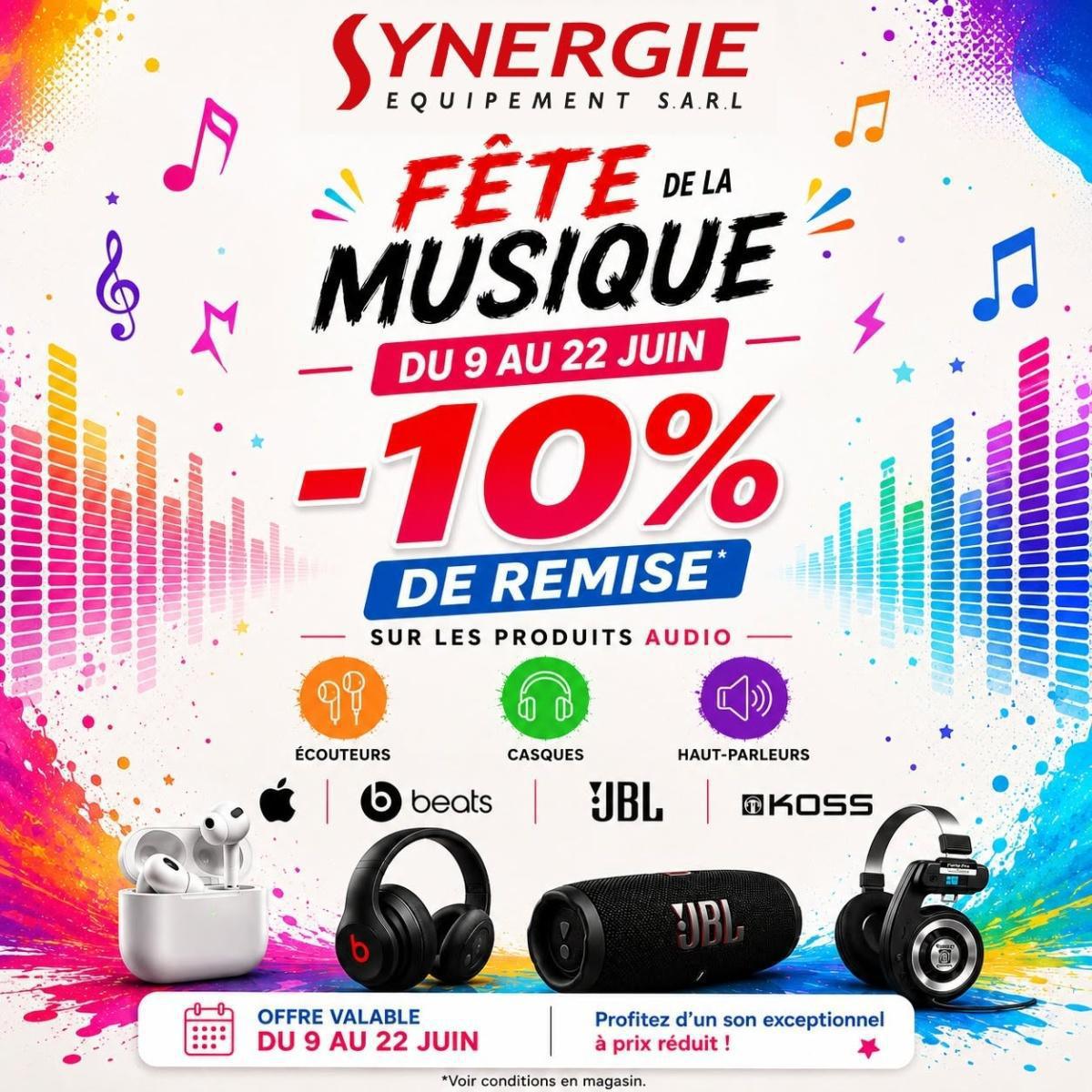 🎵 Fête de la musique chez SYNERGIE EQUIPEMENT 🎵
