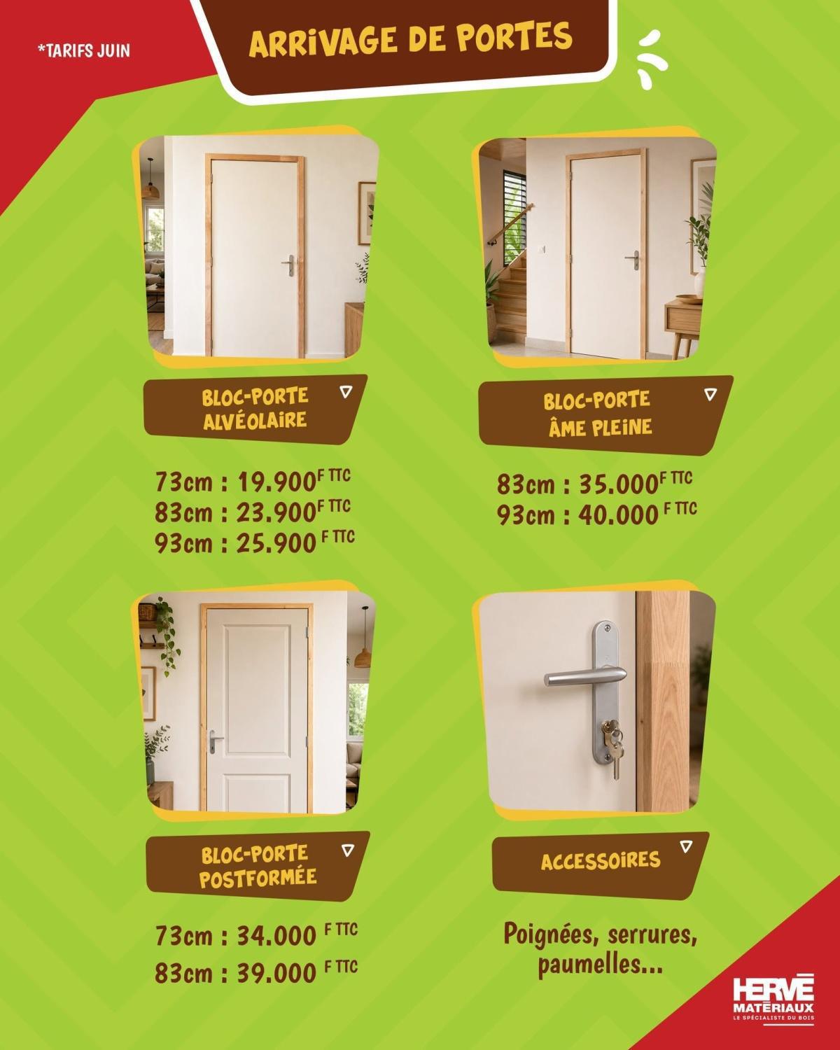 🚪 Nouvel arrivage de Blocs-Portes chez HERVE MATERIAUX! 🚪 🚪 Nouvel arrivage de Blocs-Portes chez HERVE MATERIAUX! 🚪