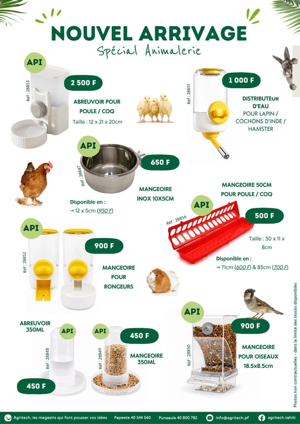 🚨 Nouvel arrivage spécial animalerie chez AGRITECH!🚨
