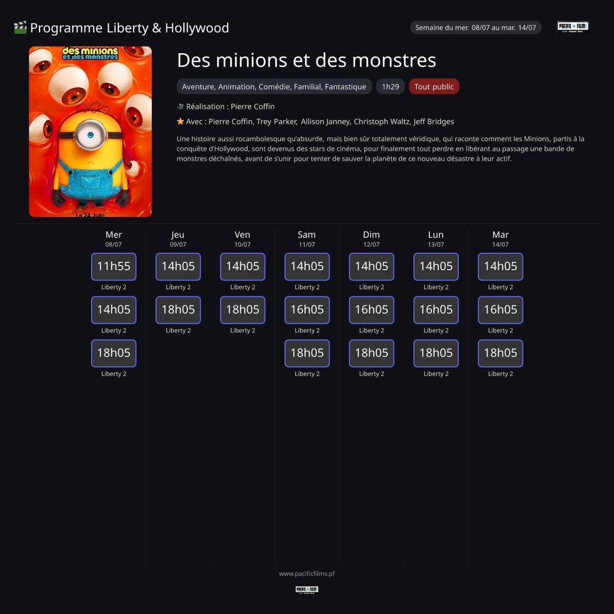 DES MINIONS ET DES MONSTRES