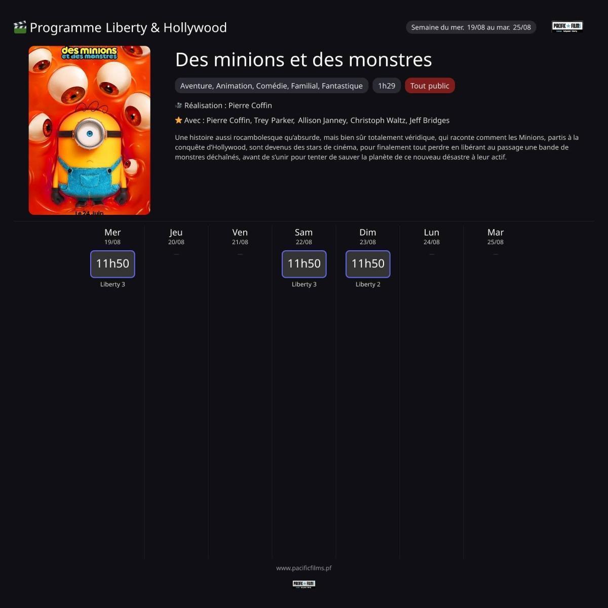 DES MINIONS ET DES MONSTRES