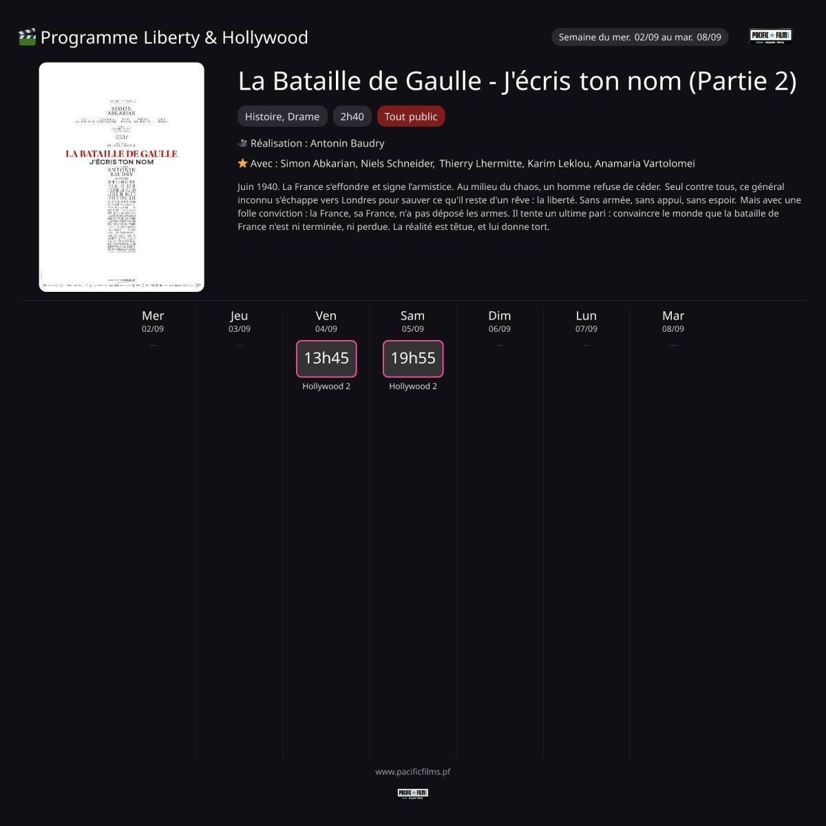 LA BATAILLE DE GAULLE - J'ECRIS TON NOM (PARTIE 2) 
