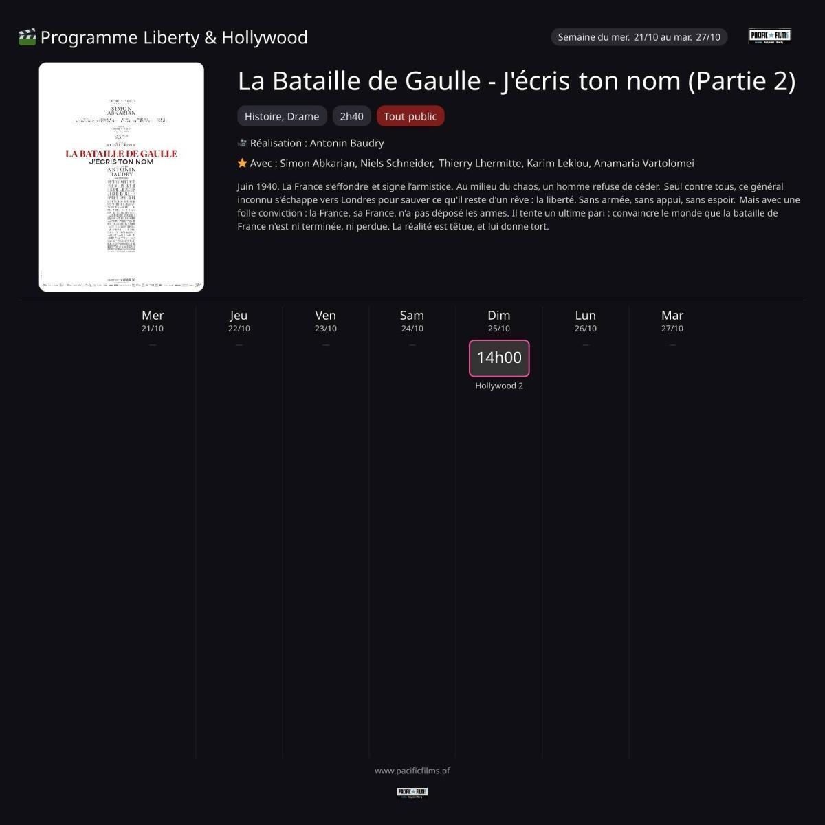 LA BATAILLE DE GAULLE - J'ECRIS TON NOM (PARTIE 2) LA BATAILLE DE GAULLE - J'ECRIS TON NOM (PARTIE 2)