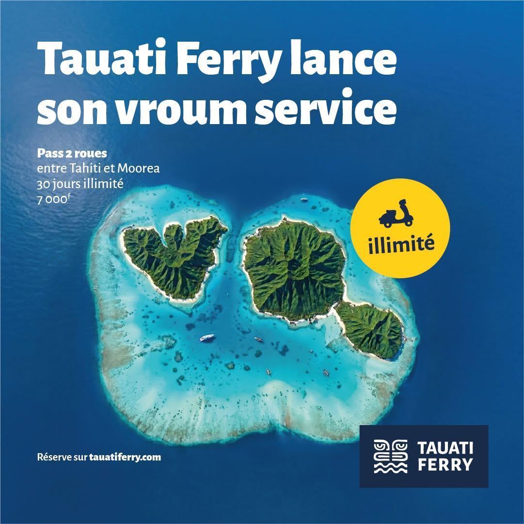 🌺🚢 TAUATI FERRY lance son Vroum Service! 🏍️💨 🌺🚢 TAUATI FERRY lance son Vroum Service! 🏍️💨