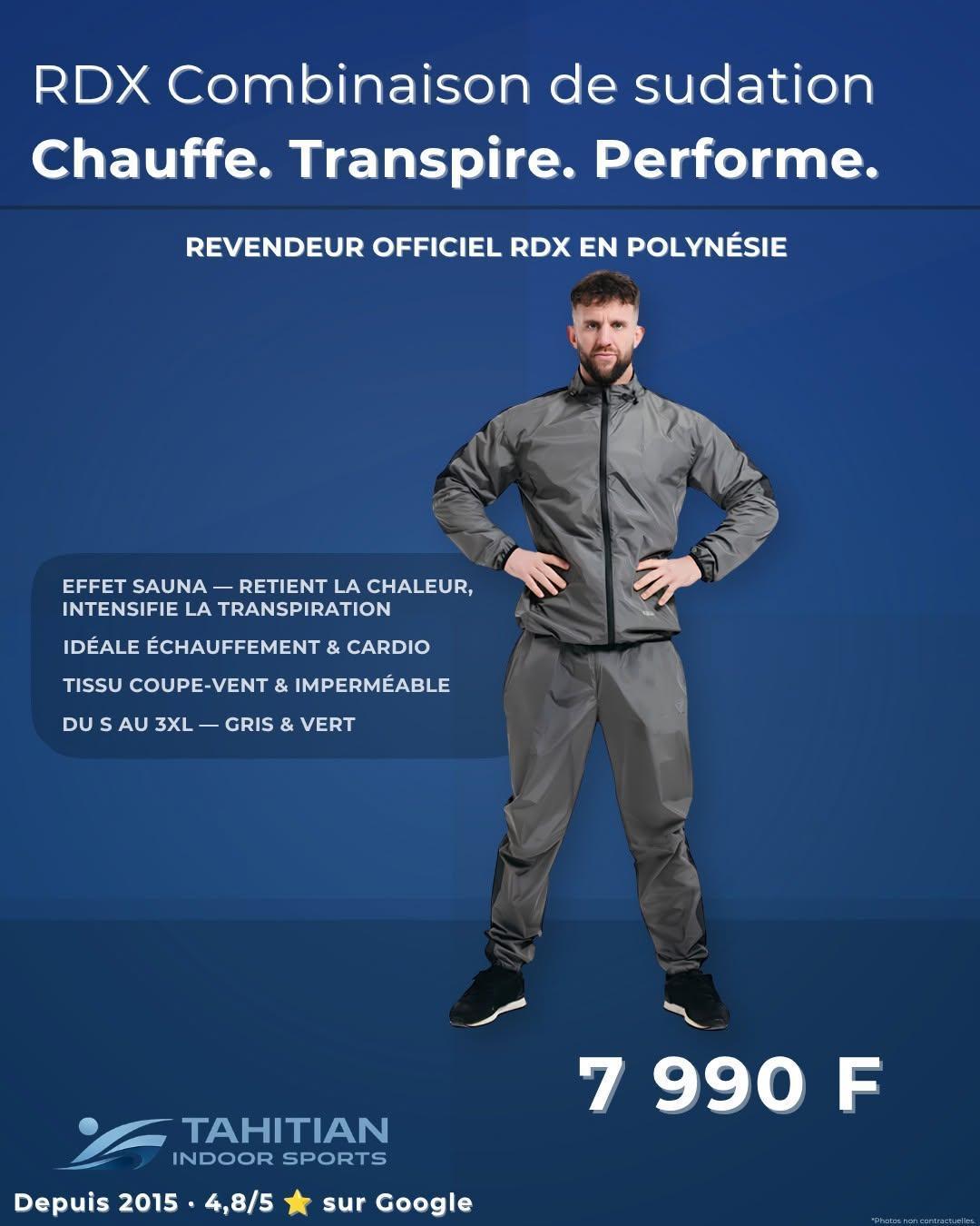 🔥Découvrez la combinaison RDX chez TAHITIAN INDOOR SPORTS!💪