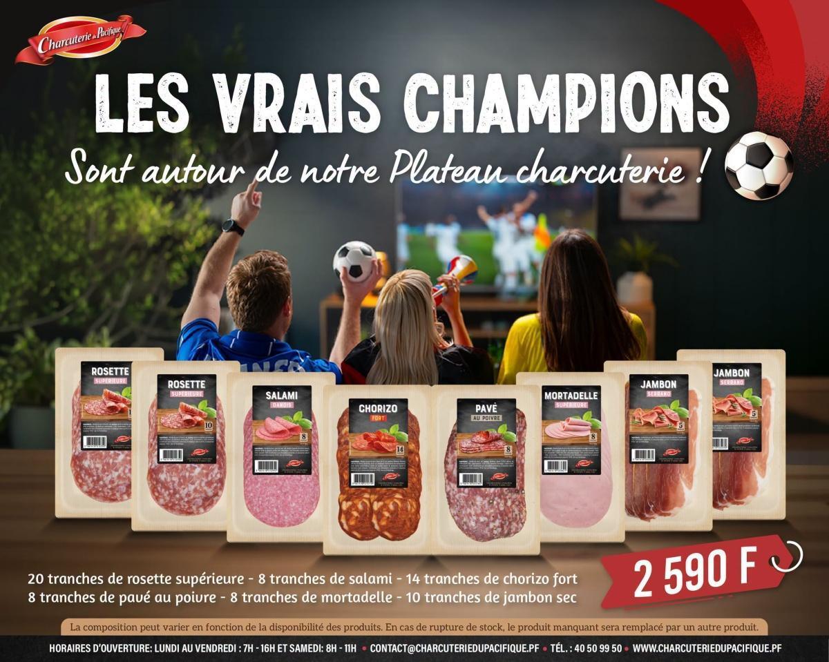 🏆⚽ Vivez la coupe du monde avec la CHARCUTERIE DU PACIFIQUE! 🥓