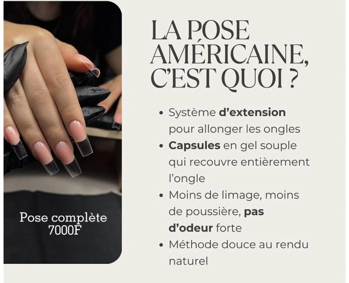 💕Laissez-vous séduire par la pose américaine chez POLYNESIANAILS! ✨