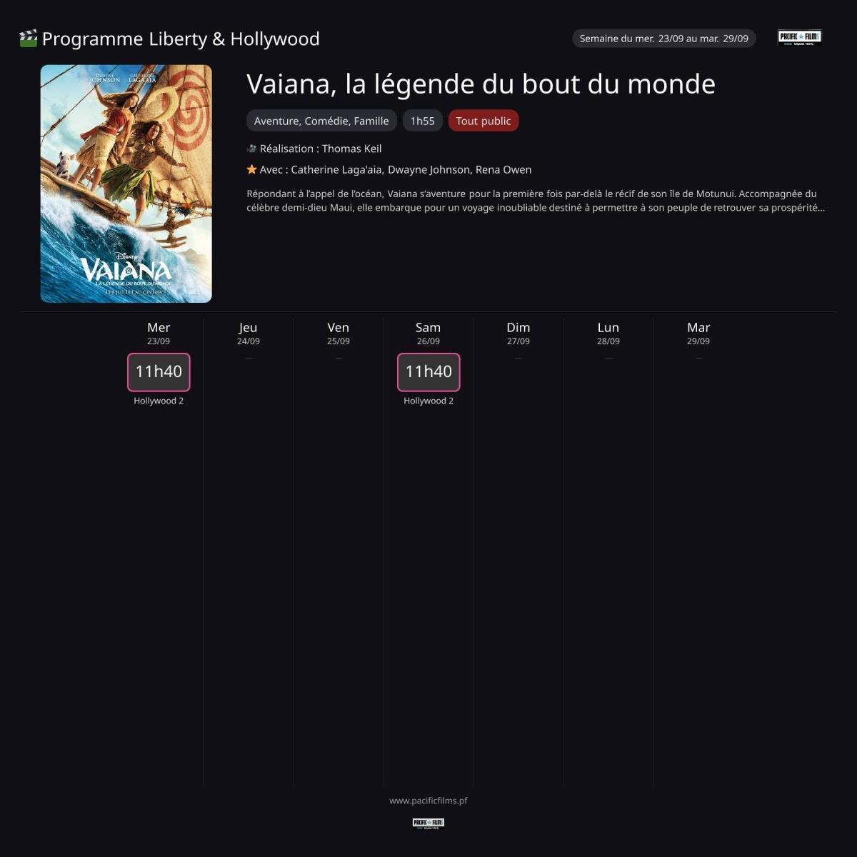 VAIANA, LA LEGENDE AU BOUT DU MONDE VAIANA, LA LEGENDE AU BOUT DU MONDE