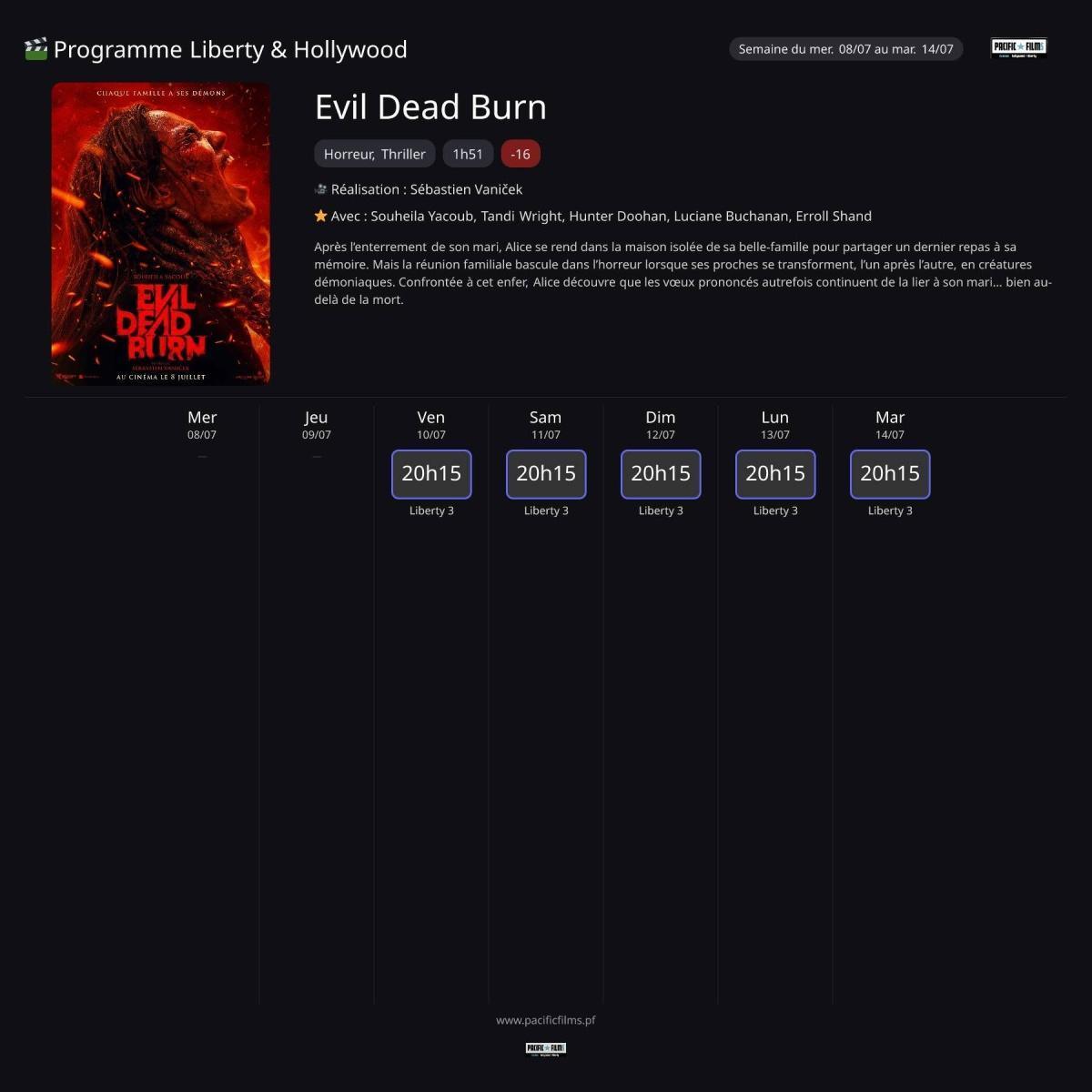 EVIL DEAD BURN - NOUVEAU EVIL DEAD BURN - NOUVEAU