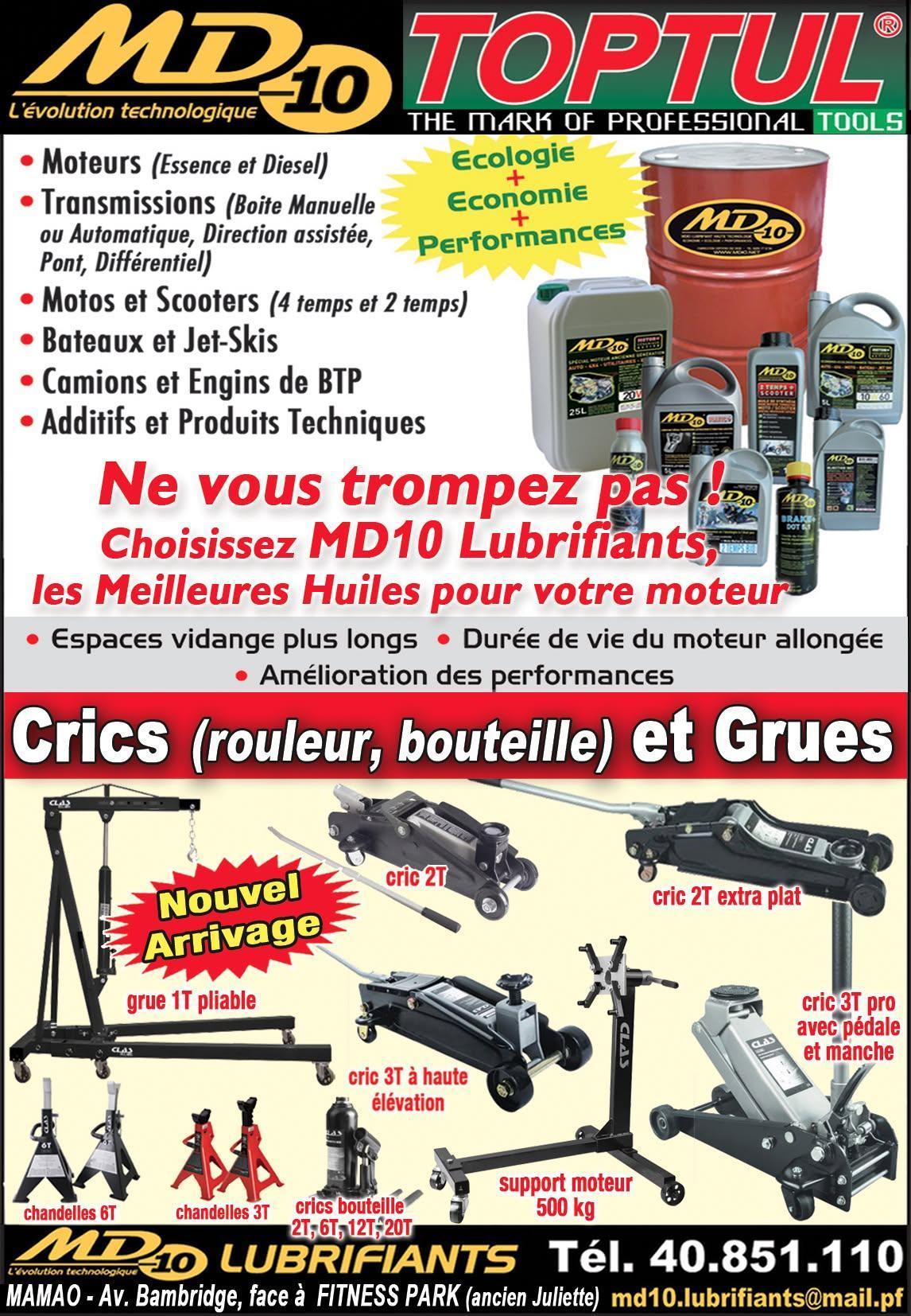 🚗🔧 Équipez votre atelier avec MD10 LUBRIFIANTS TOPTUL 🔧🚗