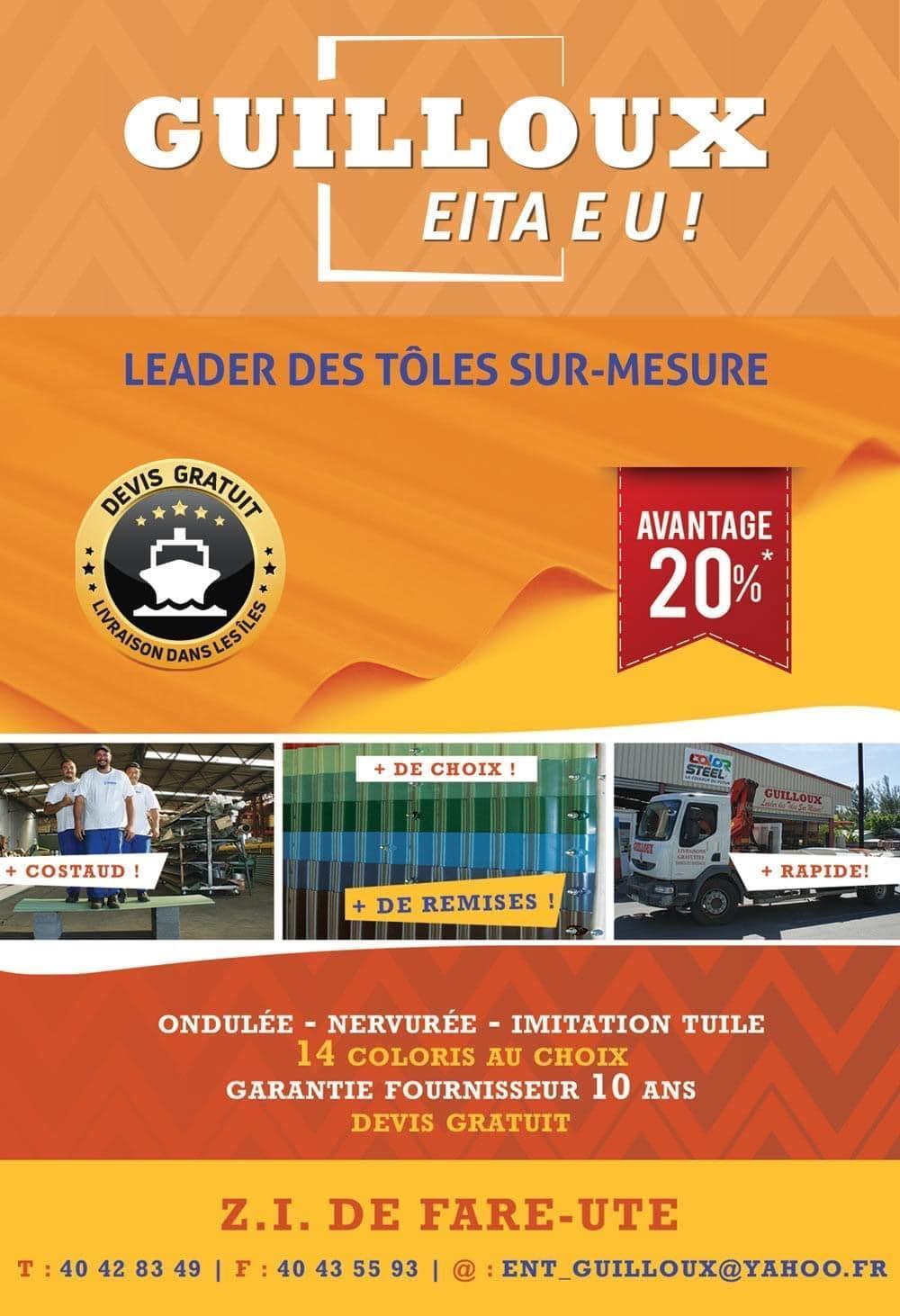  🔥GUILLOUX TOLES - EITA E U 👉 Leader des tôles sur mesure!🏠