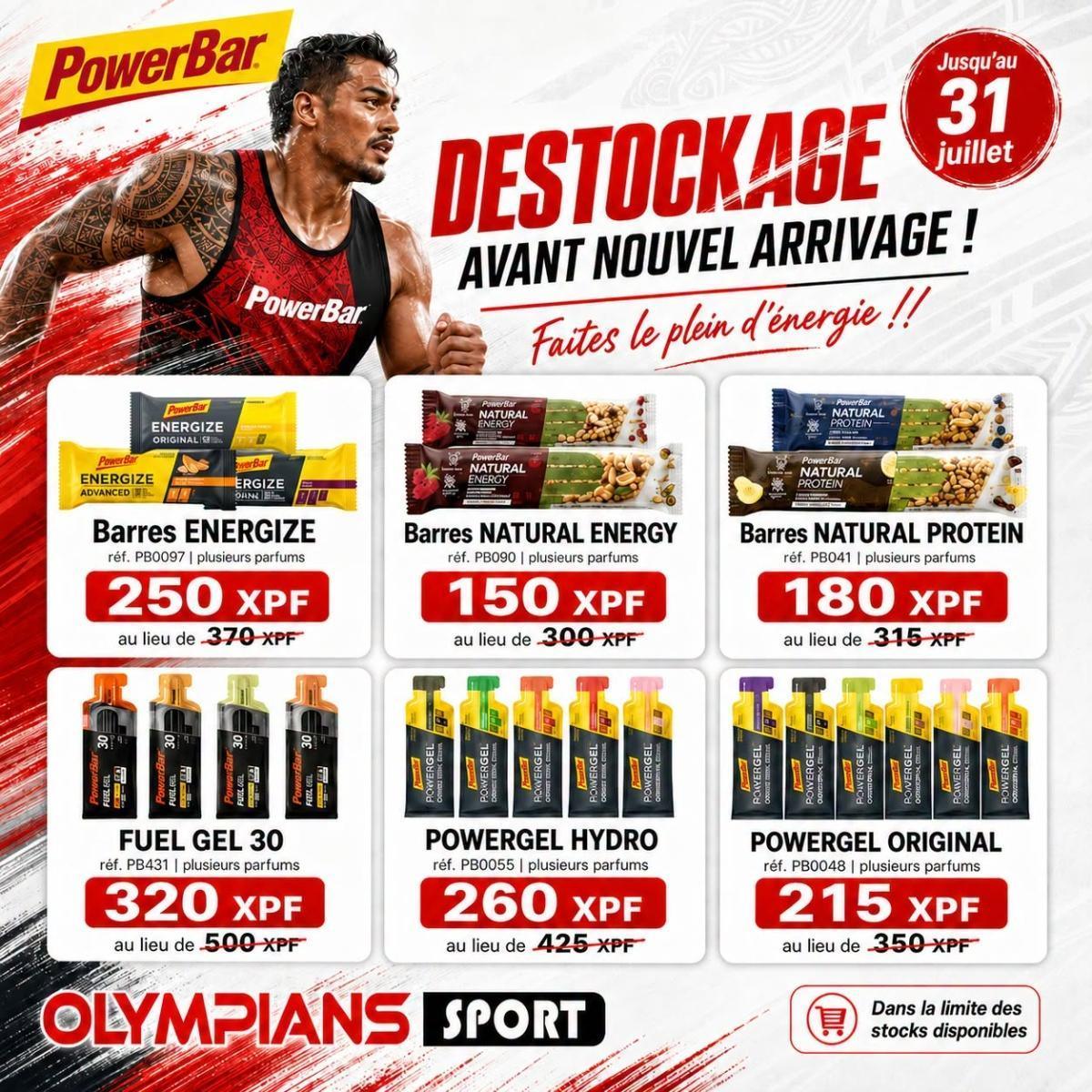 🔥 Destockage avant Nouvel Arrivage - Jusqu'au 31 juillet 2026 chez OLYMPIANS SPORT 🎉