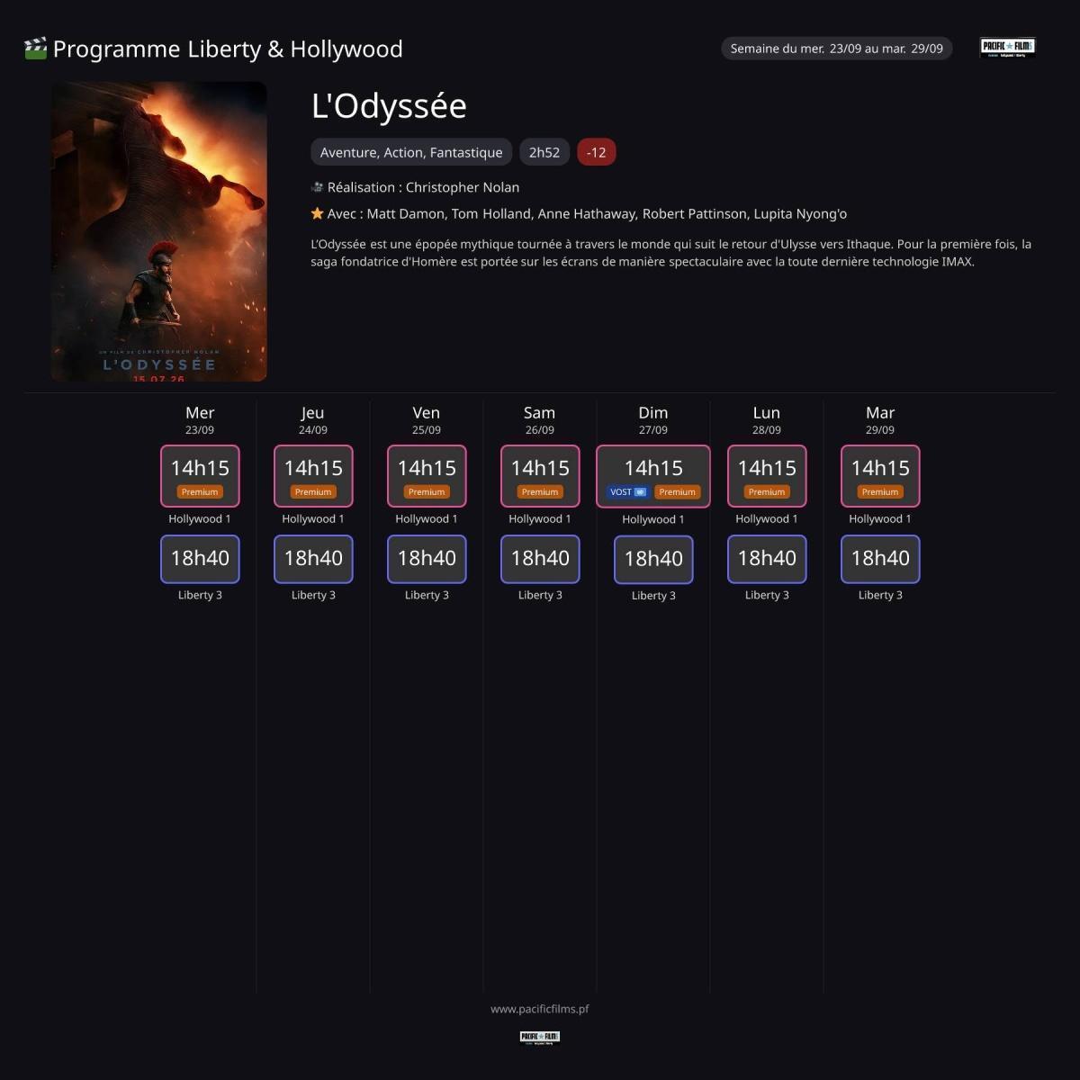 L'ODYSSEE L'ODYSSEE
