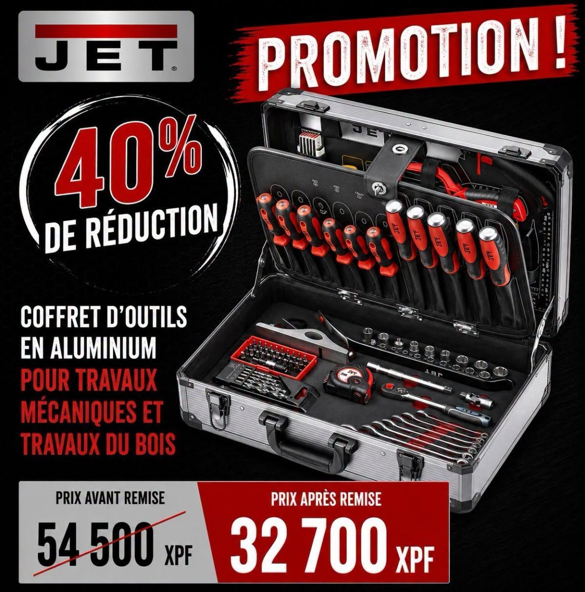 🔥 Promotion Exceptionnelle sur une sélection de coffrets d'outillage chez SAS TAHITI!🔥
