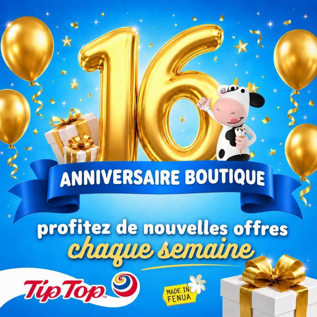 ๐จPrix Anniversaire uniquement ร la boutique TIP TOP les 15 et 17 Juillet!๐ซ ๐จPrix Anniversaire uniquement ร la boutique TIP TOP les 15 et 17 Juillet!๐ซ