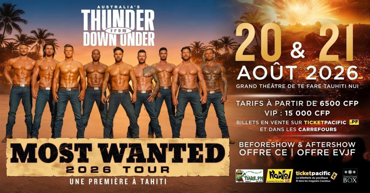 ๐ Places ร gagner pour le spectacle THUNDER FROM DOWN UNDER 2026!๐บ ๐ Places ร gagner pour le spectacle THUNDER FROM DOWN UNDER 2026!๐บ