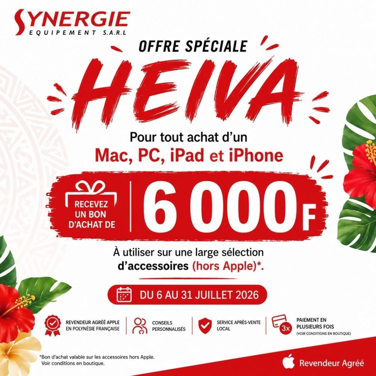 ๐Offre Spรฉcial Heiva chez SYNERGIE EQUIPEMENT! ๐ ๐Offre Spรฉcial Heiva chez SYNERGIE EQUIPEMENT! ๐