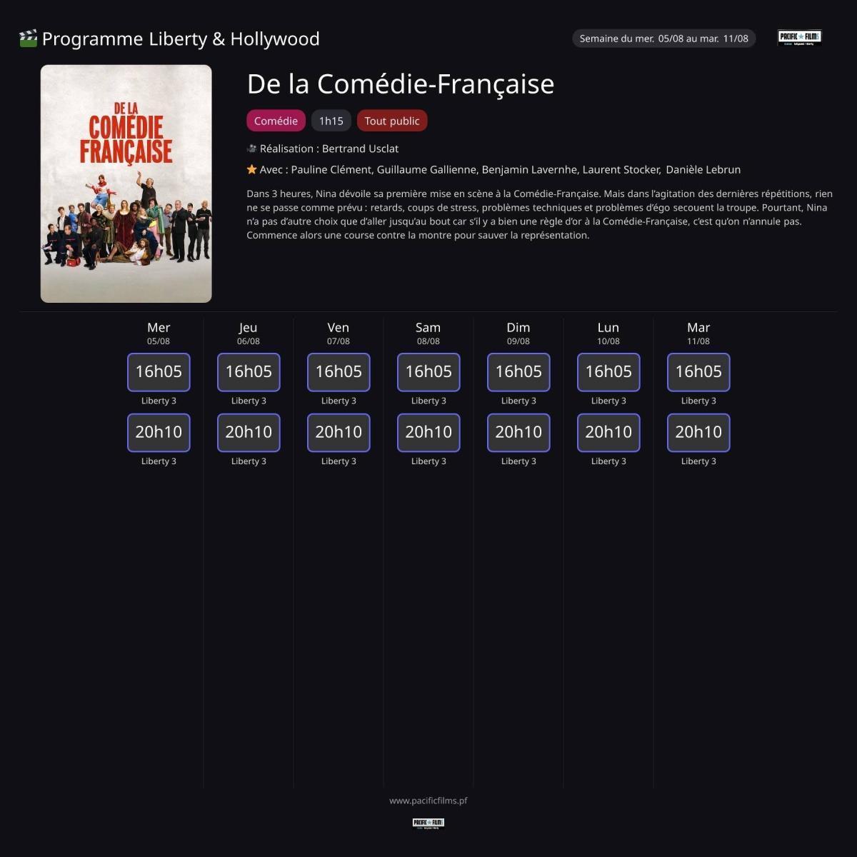 DE LA COMEDIE-FRANCAISE - NOUVEAU