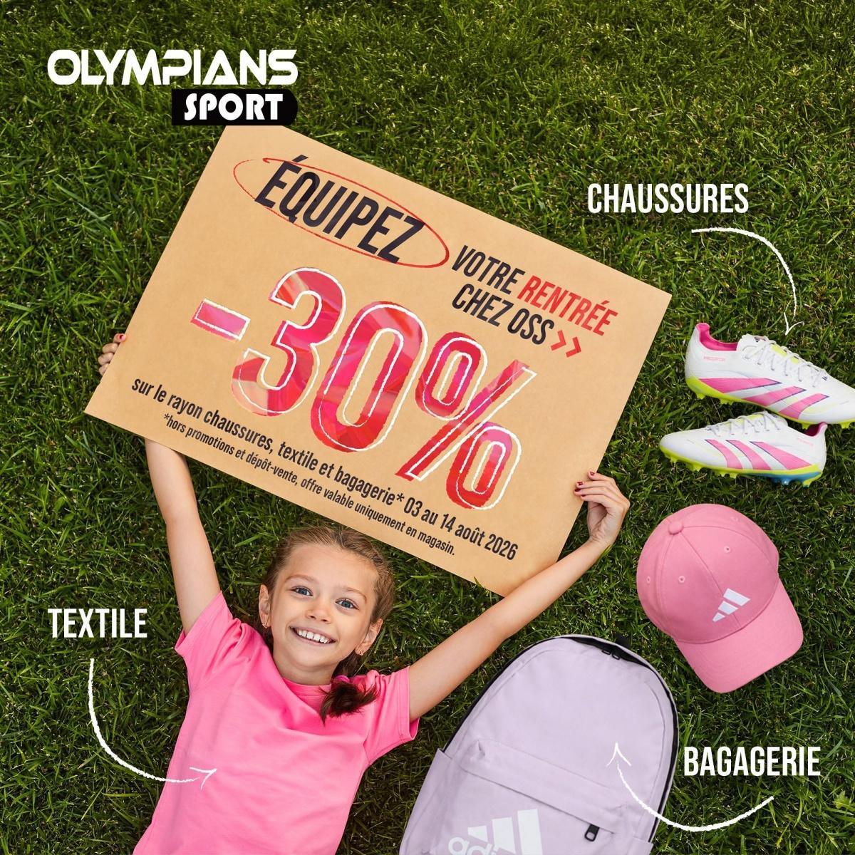 🎒Pour la rentrée, équipez-vous chez 𝐎L𝐘M𝐏I𝐀N𝐒 𝐒P𝐎R𝐓 avec tout le nécessaire !👟