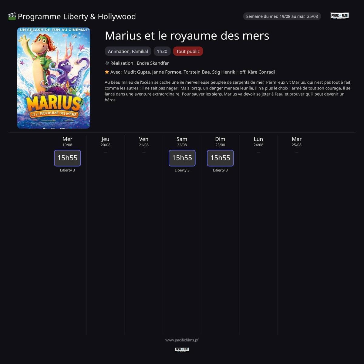 MARIUS ET LE ROYAUME DES MERS - NOUVEAUTE