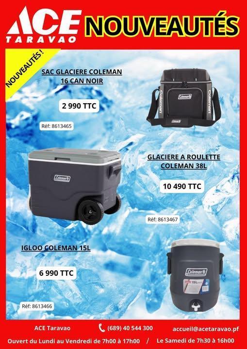🧊 Nouveautés - Glacières chez 𝐀𝐂𝐄 𝐒𝐈𝐍 𝐓𝐔𝐍𝐆 𝐇𝐈𝐍𝐆 𝐓𝐀𝐑𝐀𝐕𝐀𝐎 🧊