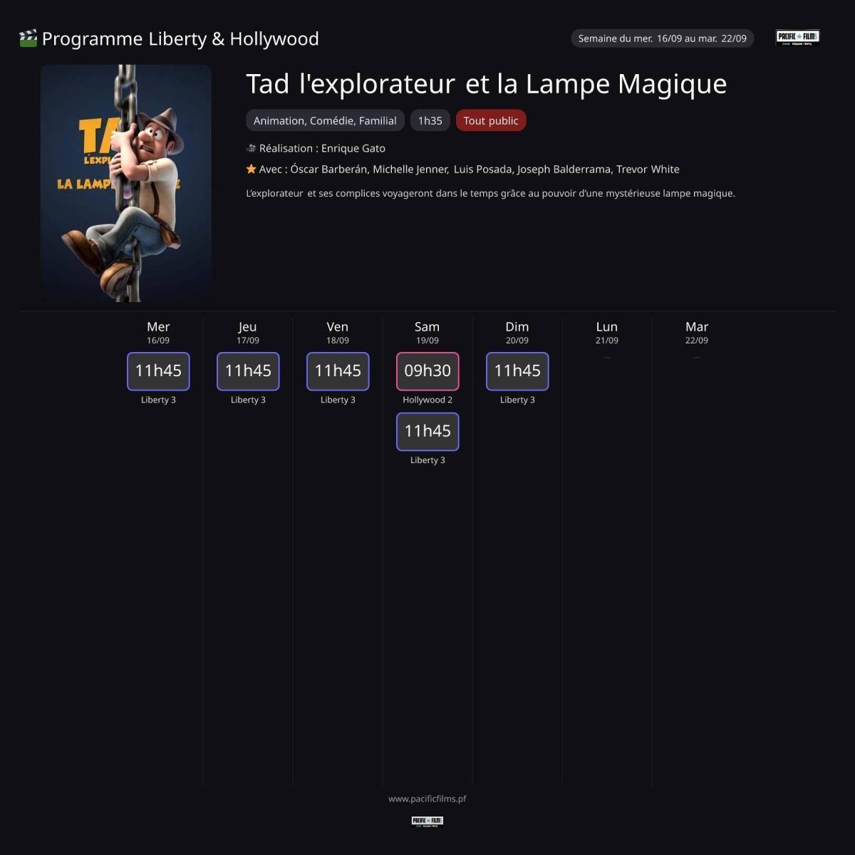 TAD L'EXPLORATEUR ET LA LAMPE MAGIQUE TAD L'EXPLORATEUR ET LA LAMPE MAGIQUE