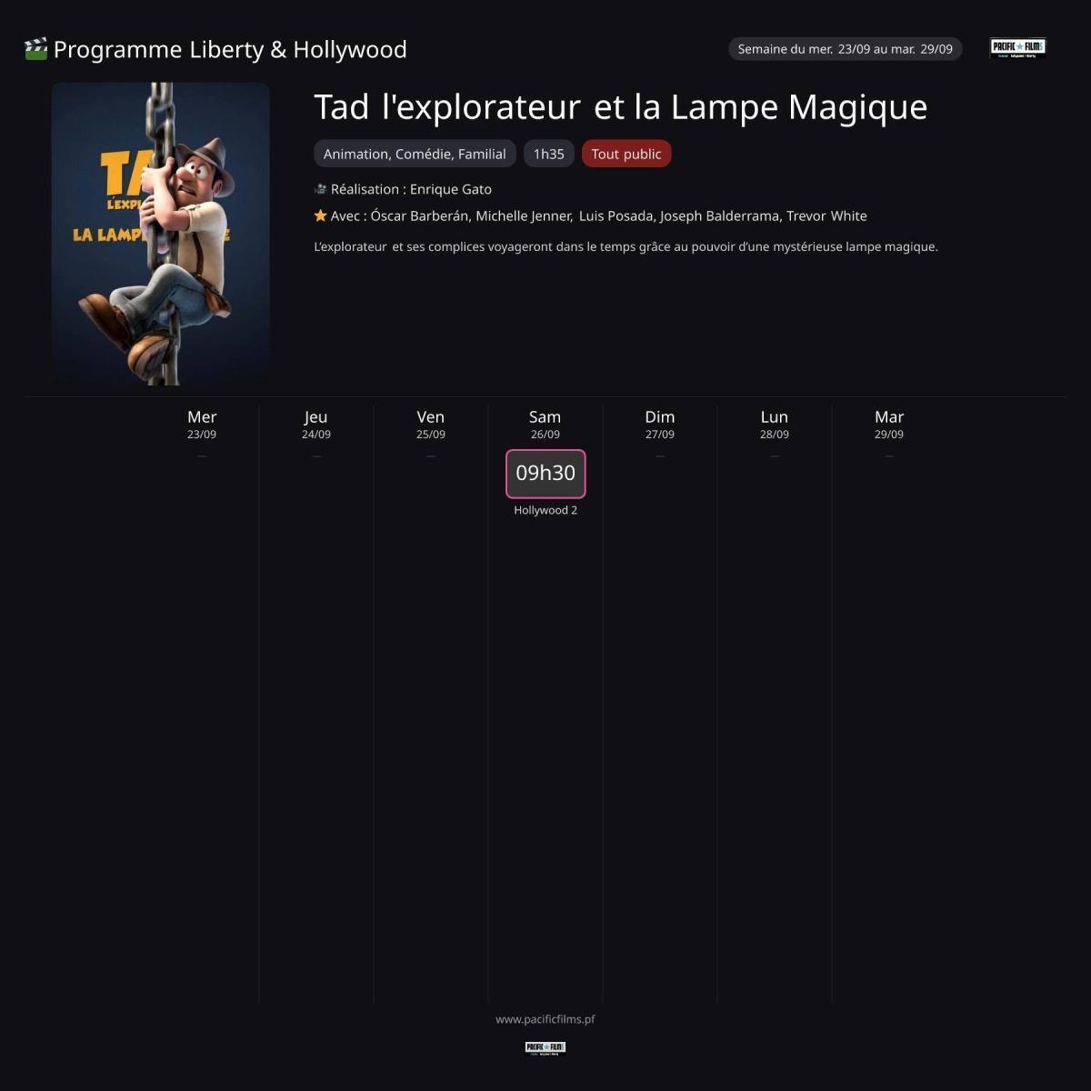 TAD L'EXPLORATEUR ET LA LAMPE MAGIQUE