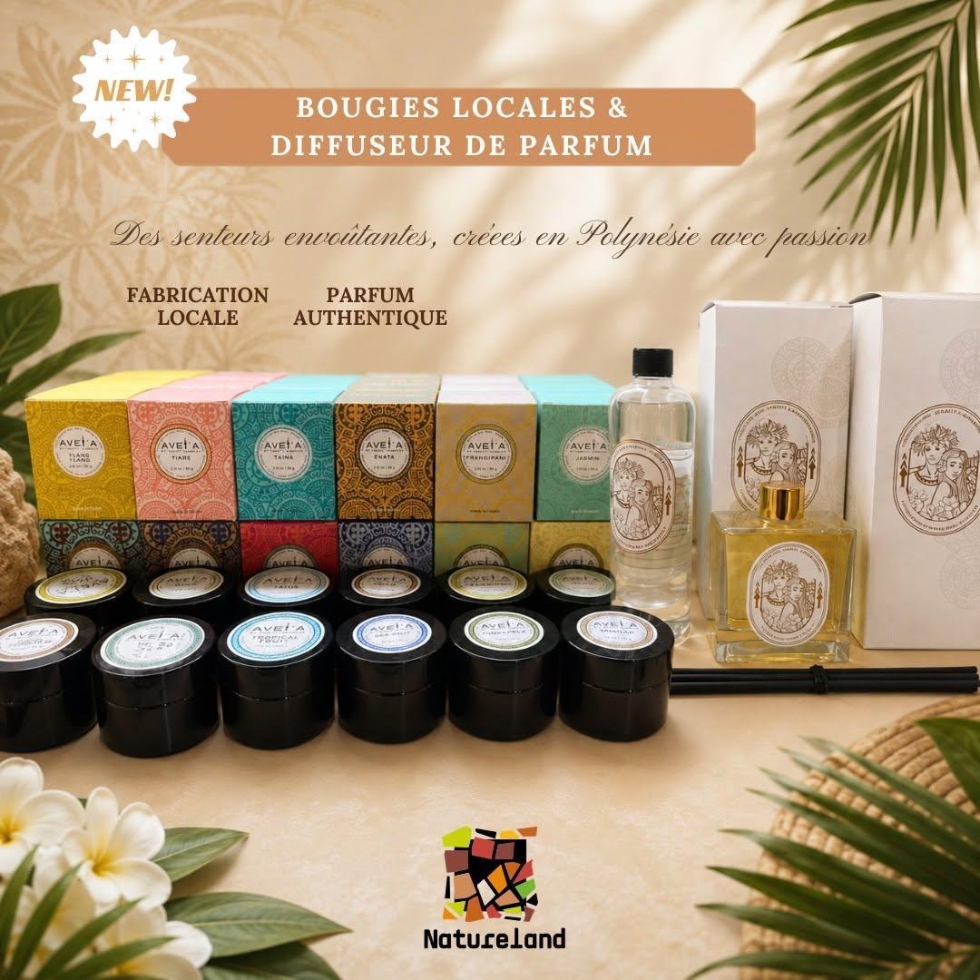 🕯️Nouveautés locales chez 𝐍𝐚𝐭𝐮𝐫𝐞𝐥𝐚𝐧𝐝 𝐓𝐚𝐡𝐢𝐭𝐢!🌺