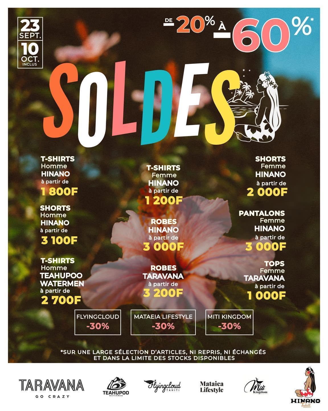 🌺 Les Soldes arrivent chez 𝐇𝐈𝐍𝐀𝐍𝐎 𝐋𝐈𝐅𝐄 𝐓𝐀𝐇𝐈𝐓𝐈 ! 🌺